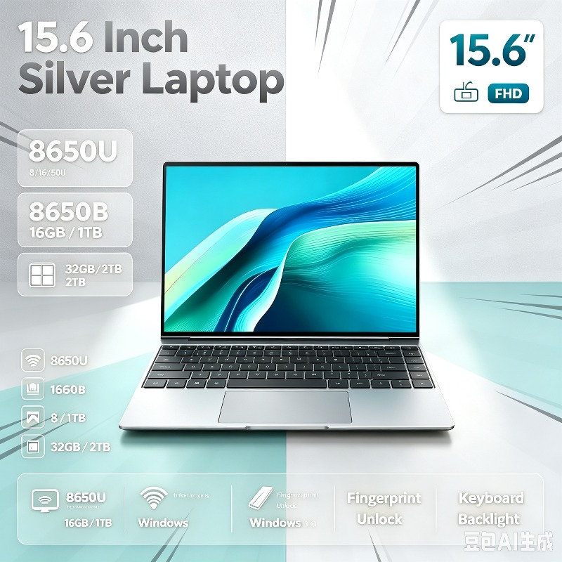 Gaming Keyboard 2026 - Nowy przenośny laptop gamingowy 15,6