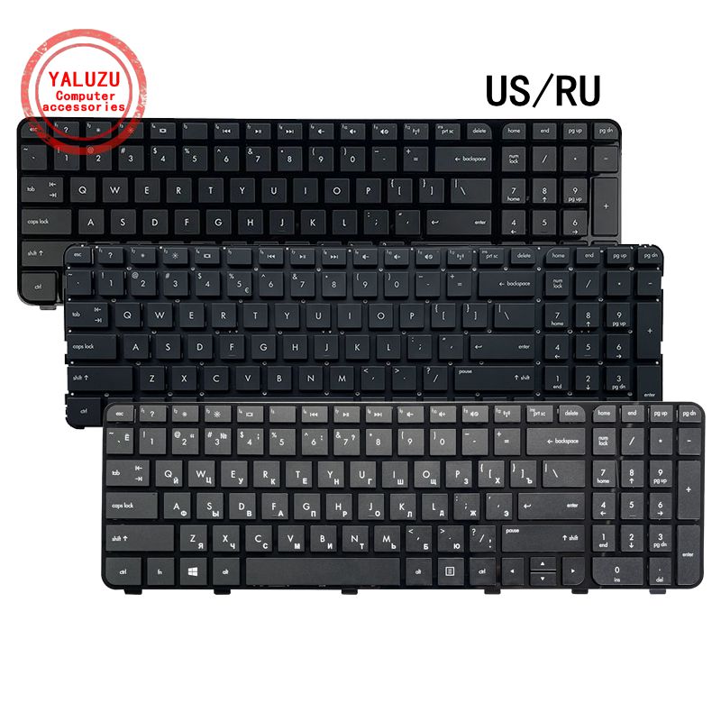 Gaming Keyboard Hp - US/RU angielski/rosyjski nowa klawiatura do laptopa
