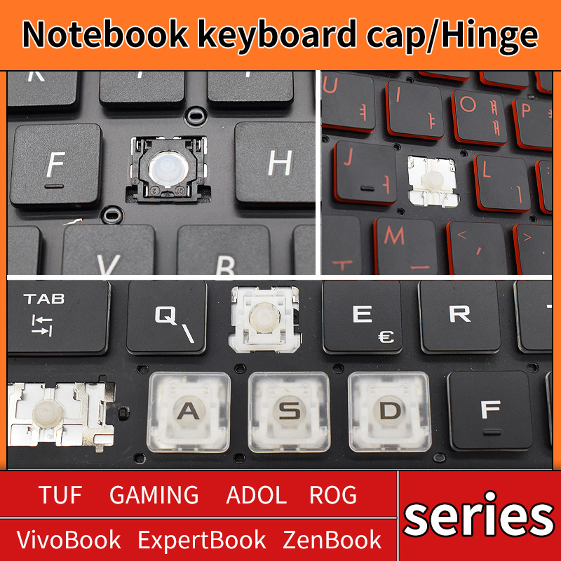 Gaming Keyboard Hp - Zapasowa nakładka na klawisze gumowy zacisk