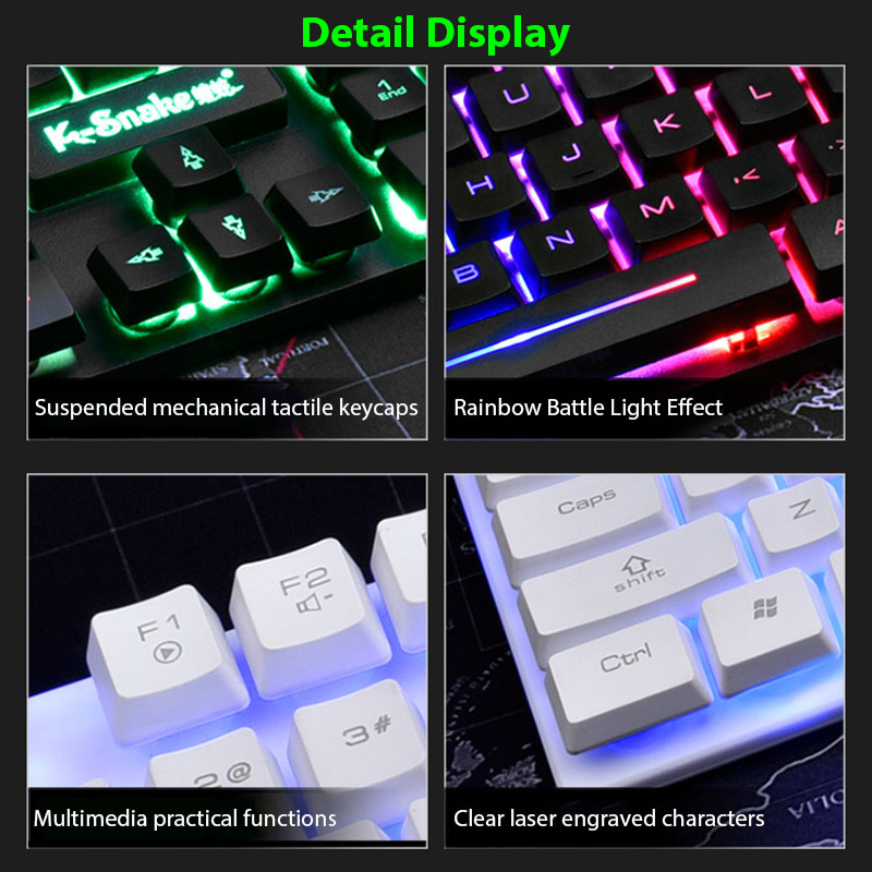 Zestaw klawiatury i myszy KM32 – Gaming Keyboard And Mouse Mobile recenzja i cena