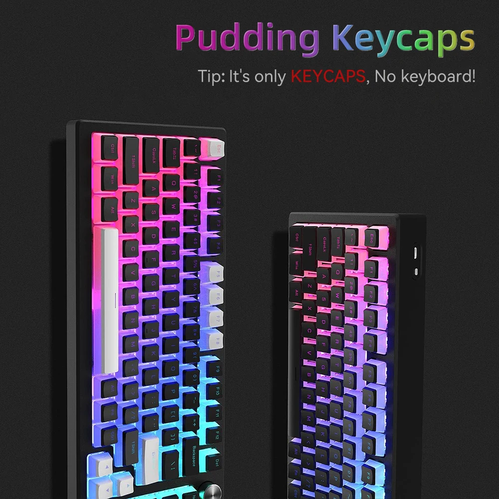 Nowe Pudding PBT Keycapy 129 K – Keyboard Gaming Blue Switch recenzja i cena