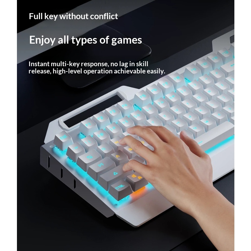 Eweadn Tk900 Bezprzewodowy Zes – Keyboard Gaming Blue Switch recenzja i cena