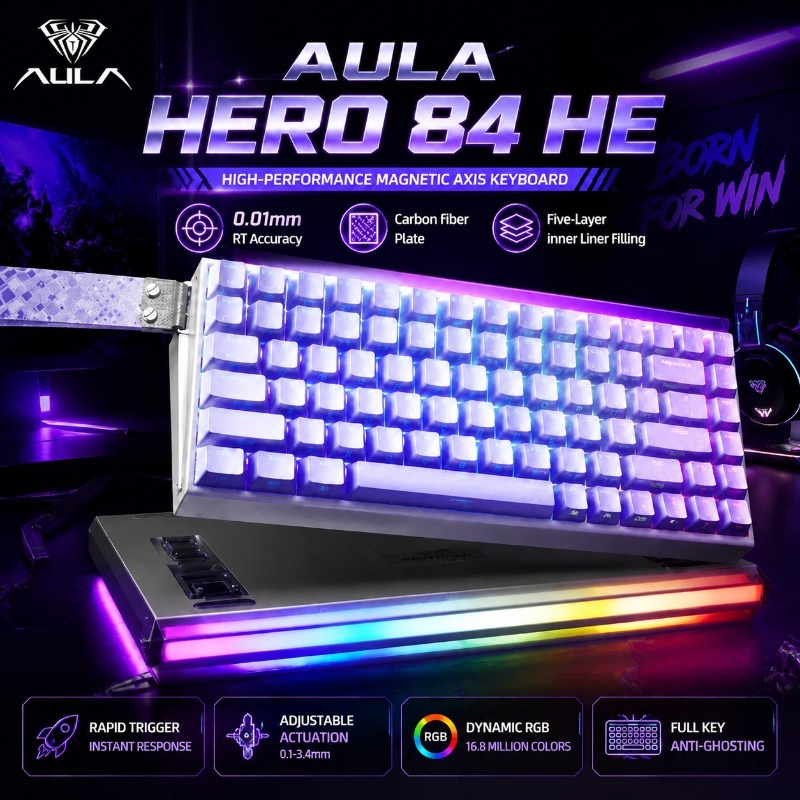 Klawiatura mechaniczna gamingo – Gaming Keyboard Magnetic Switches recenzja i cena