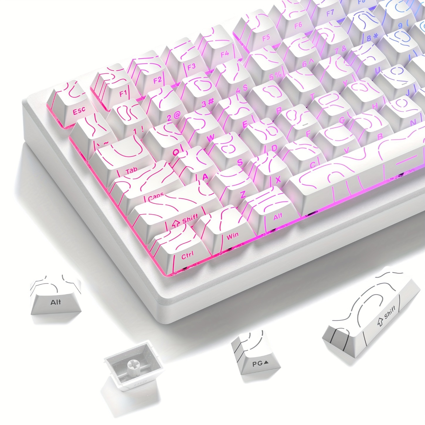 Klawisze PBT Contour Line 2026 – Gaming Keyboard Magnetic Switches recenzja i cena