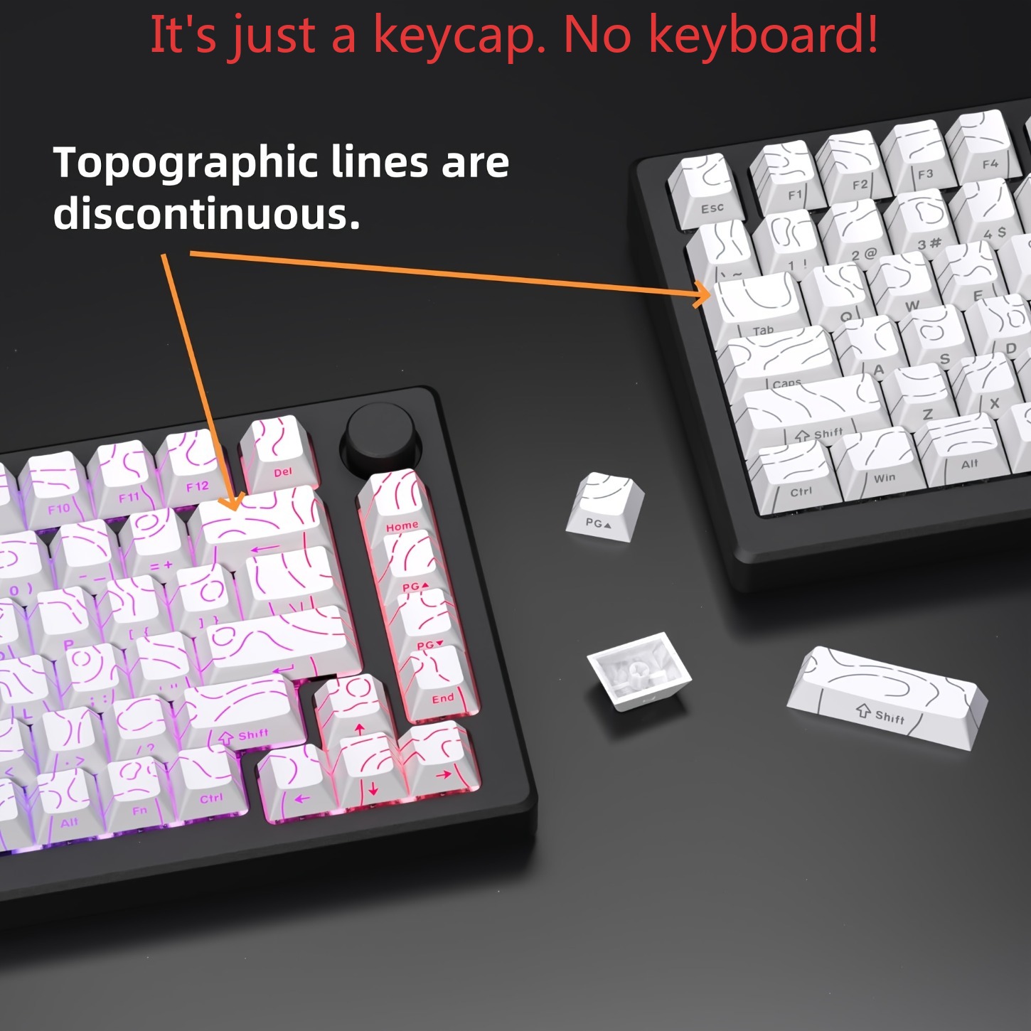 Klawisze PBT Contour Line 2026 – Gaming Keyboard Magnetic Switches recenzja i cena