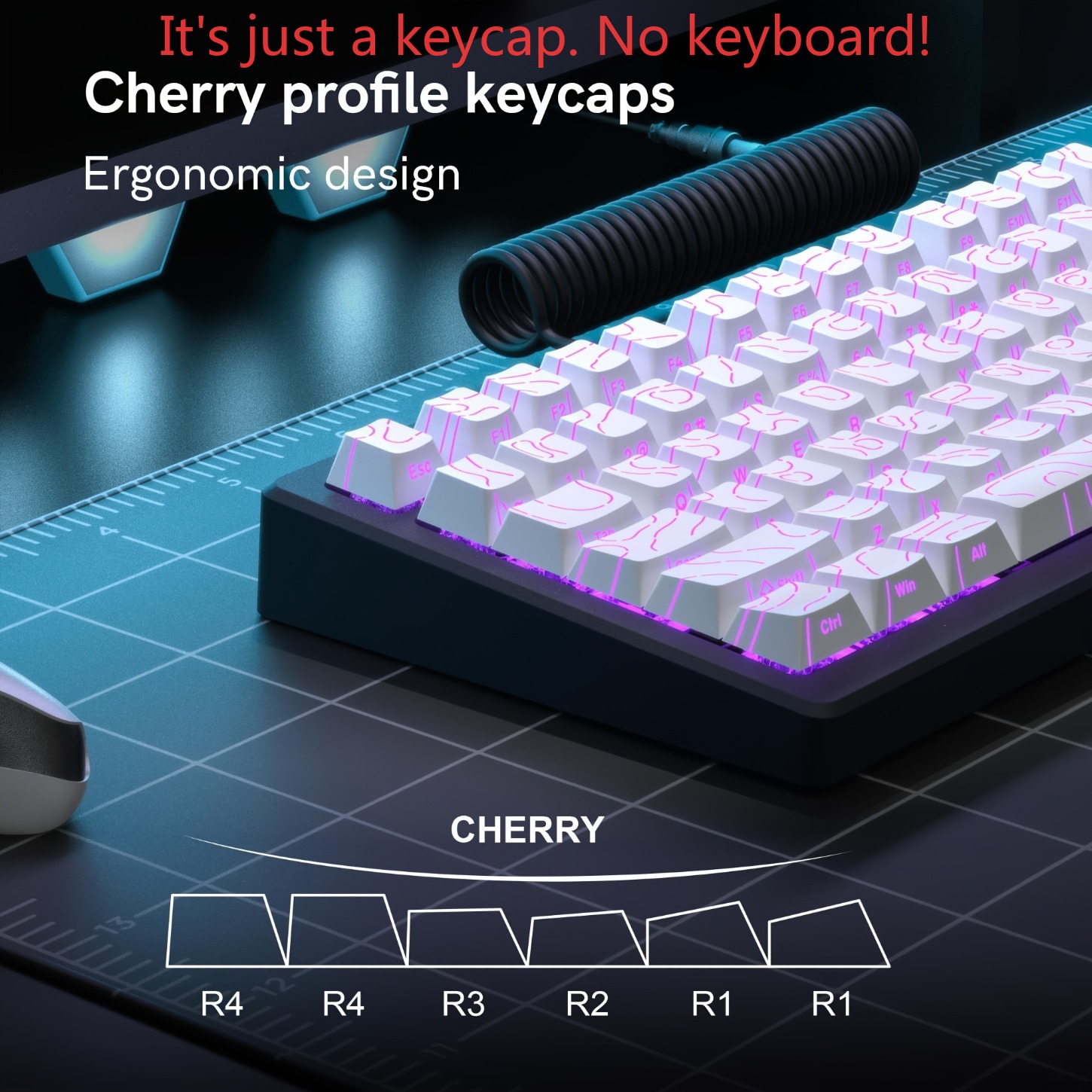 Klawisze PBT Contour Line 2026 – Gaming Keyboard Magnetic Switches recenzja i cena