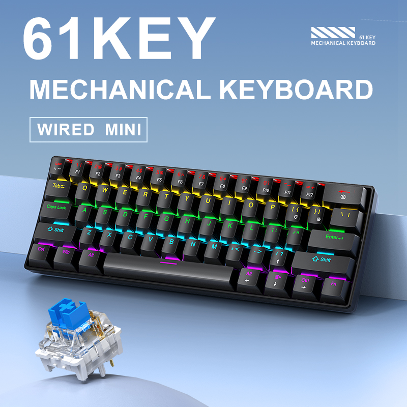 Klawiatura mechaniczna przewod – Keyboard Gaming Blue Switch recenzja i cena