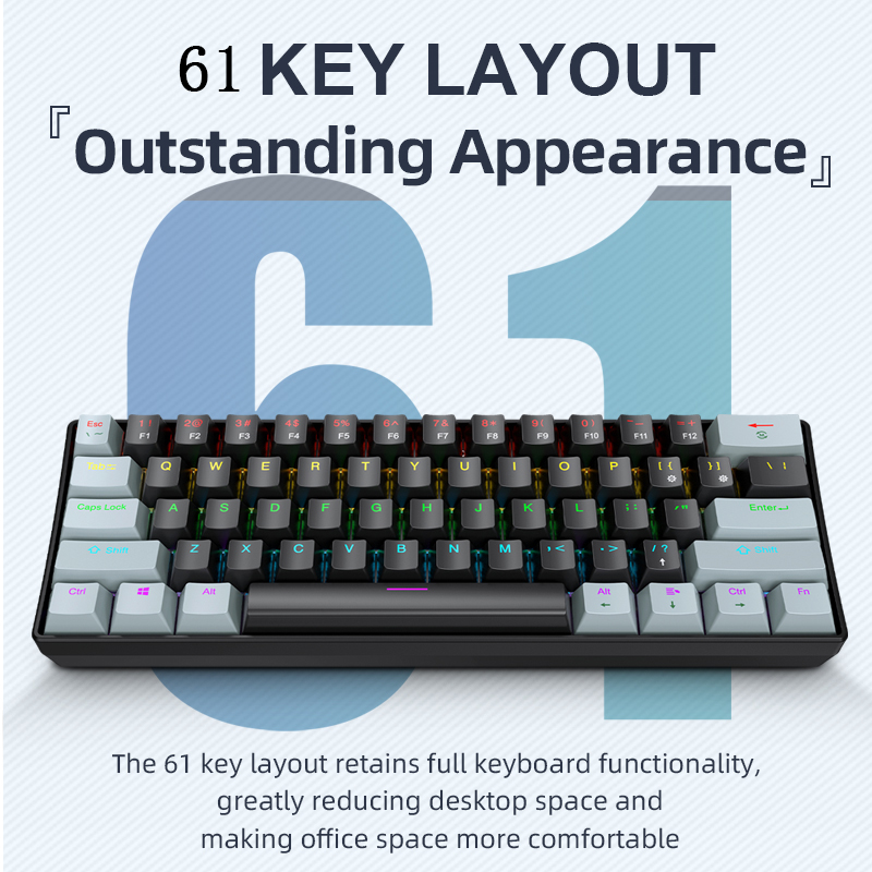 Klawiatura mechaniczna przewod – Keyboard Gaming Blue Switch recenzja i cena